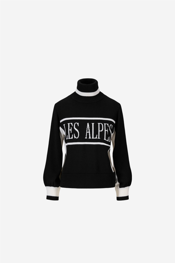 Maud merino sweater Black