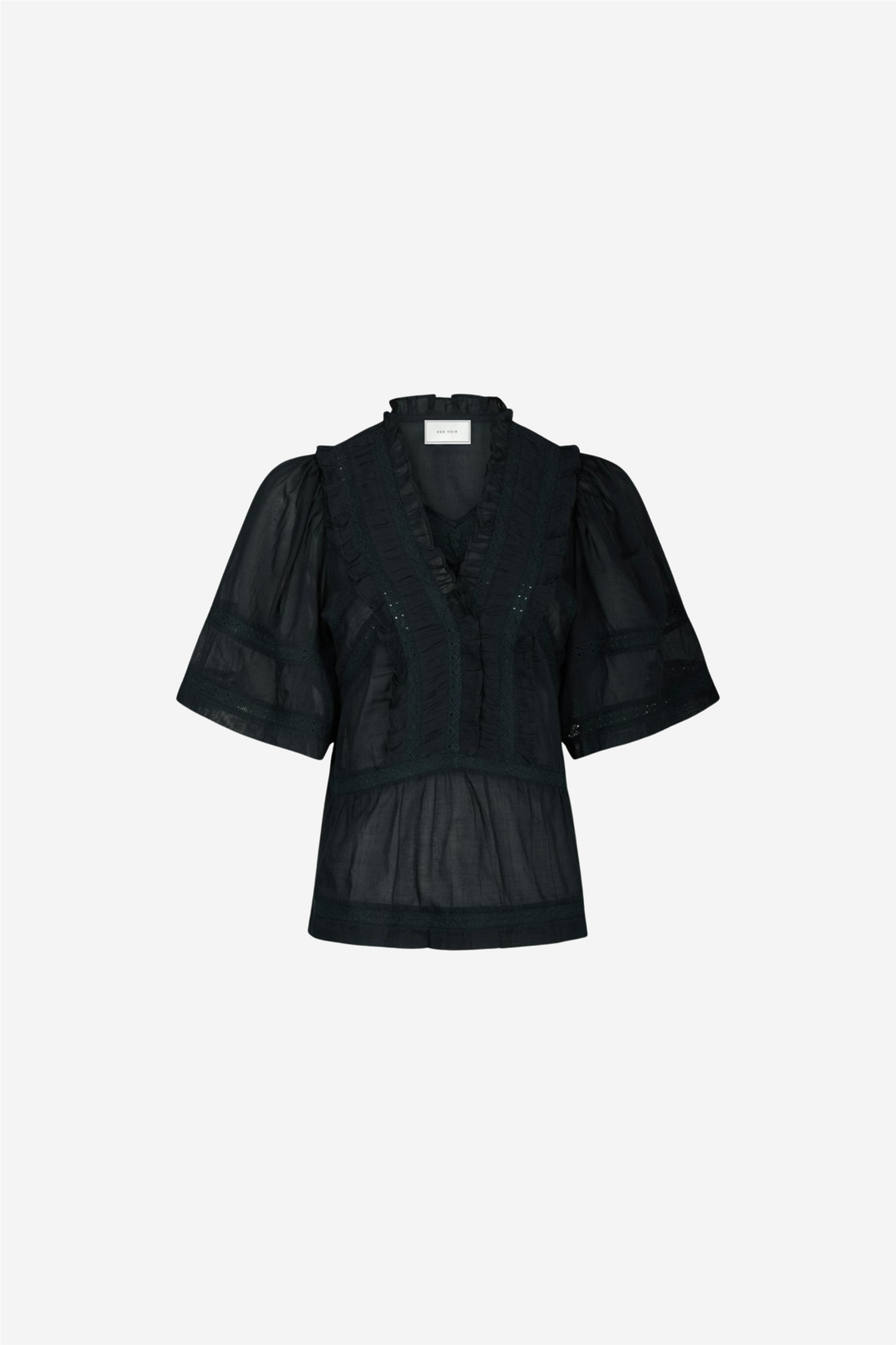 Evienne S Voile Top Navy