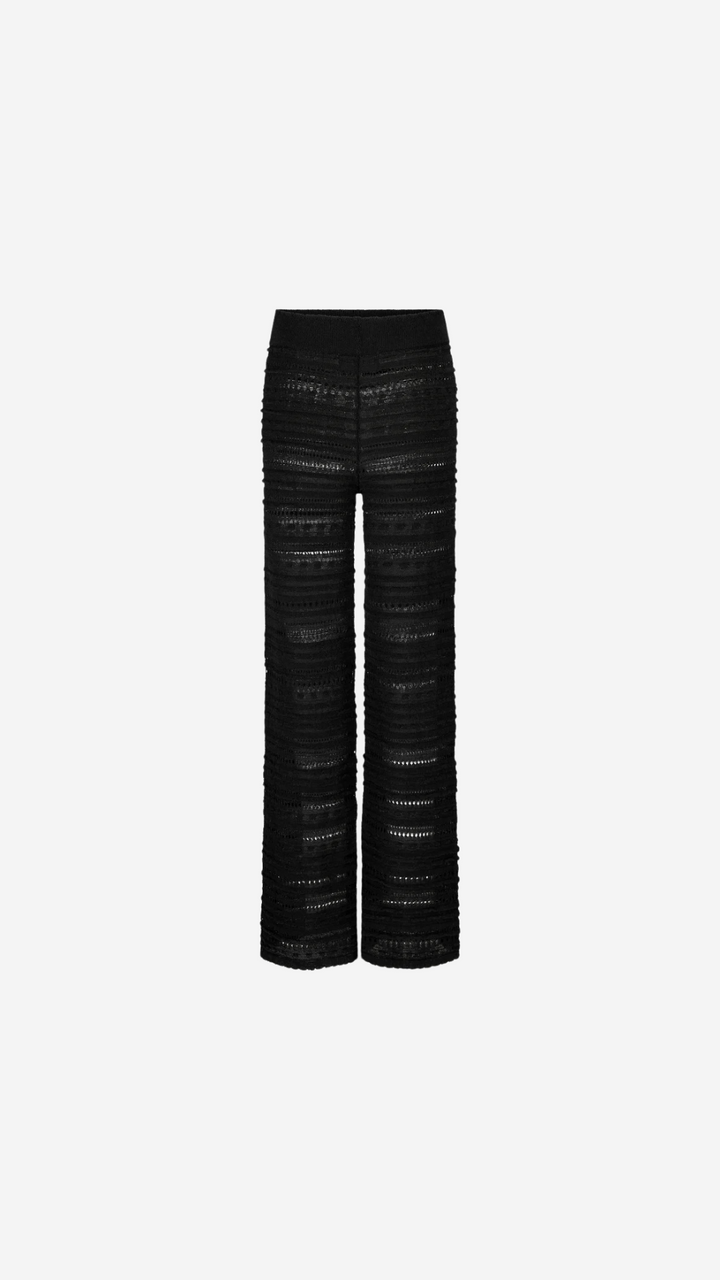 Ida Cotton Pants Black