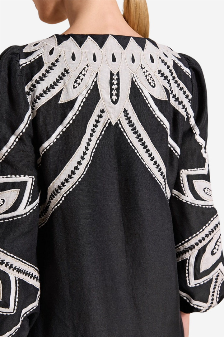 Hillary Kaftan Onyx Black