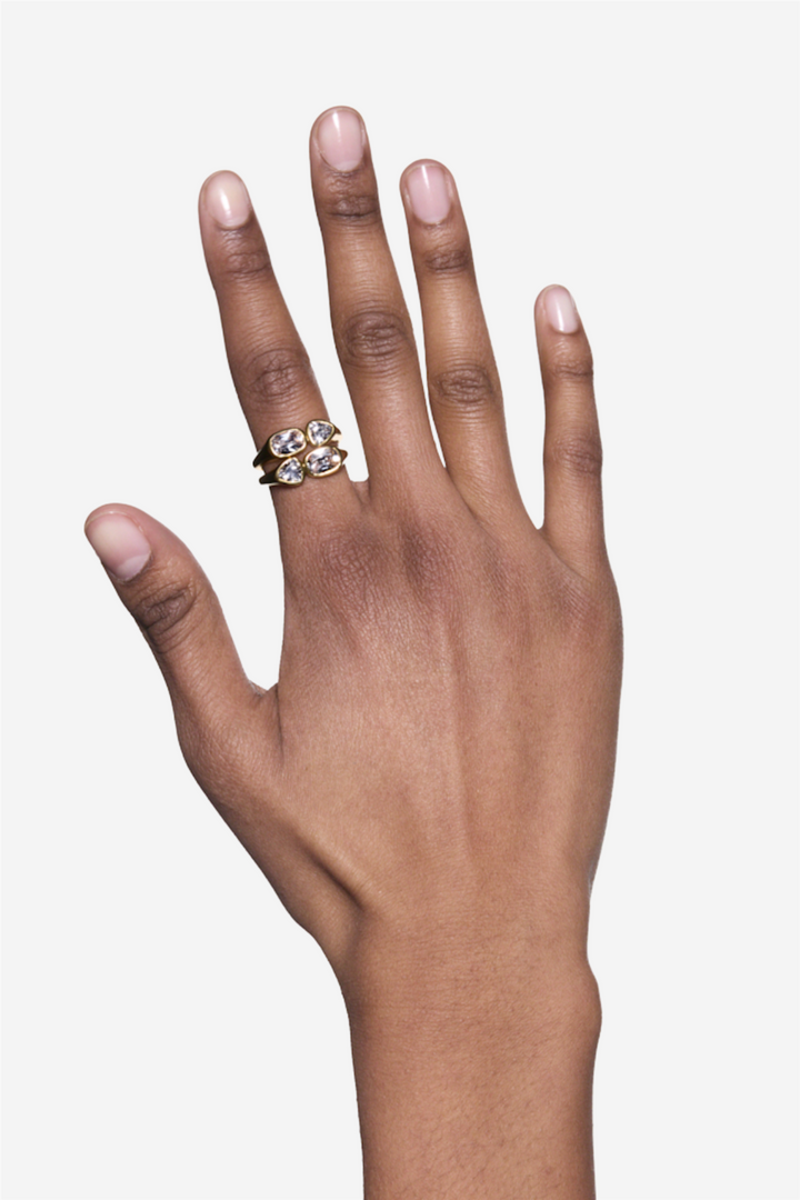 You & Me Signet Ring Gold