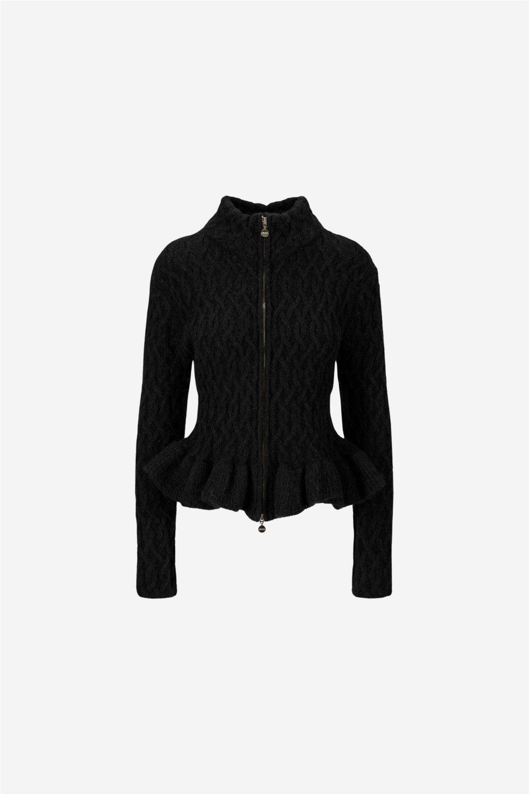 Lene Alpaca Cardigan Black