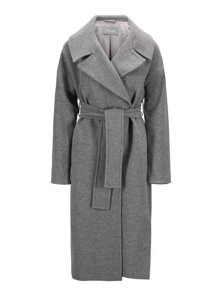 Adele Coat Light Grey