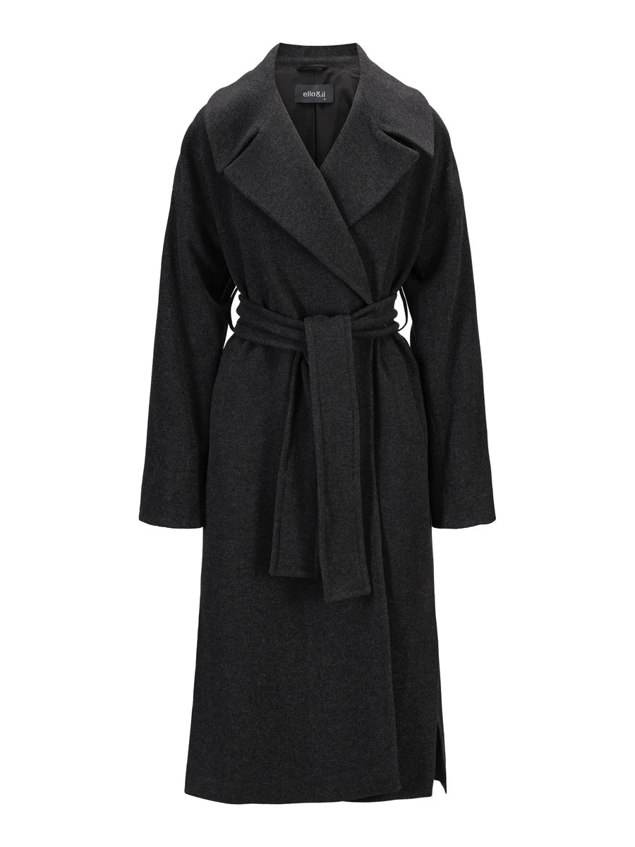Adele Coat Dark Gray
