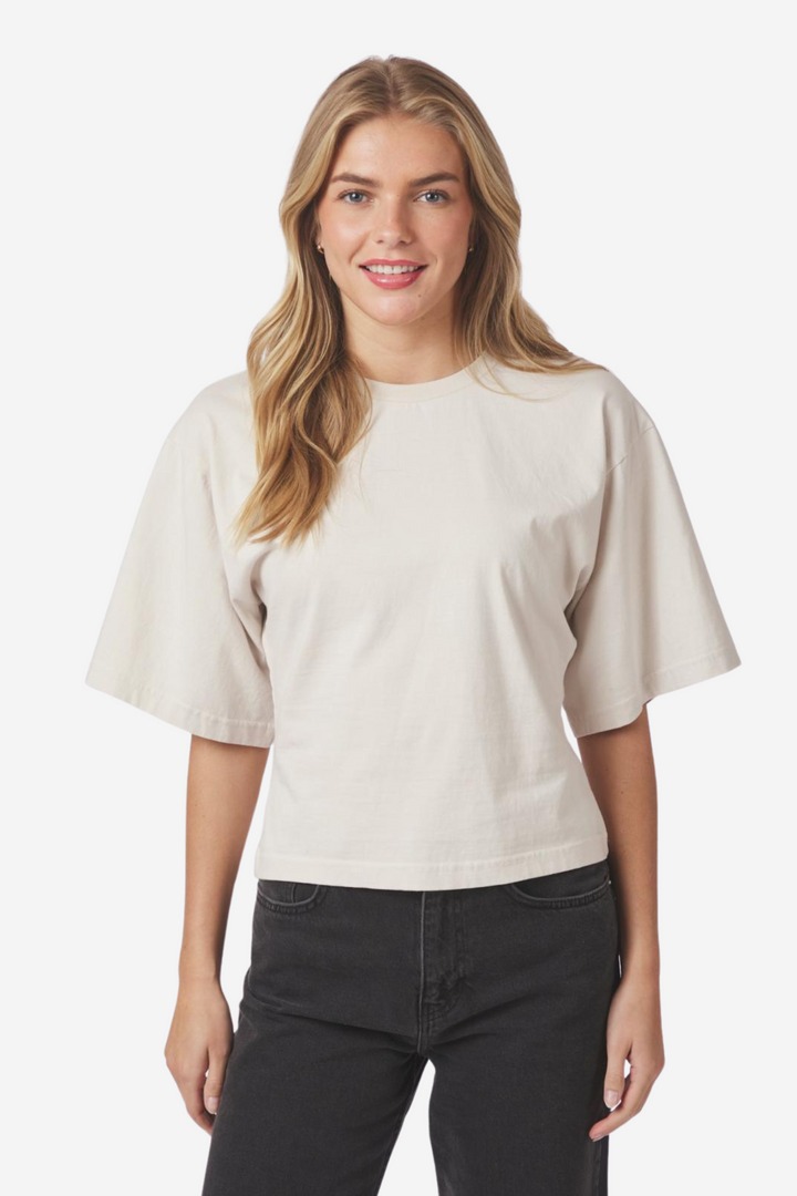 Asha Boxy Tee Ivory