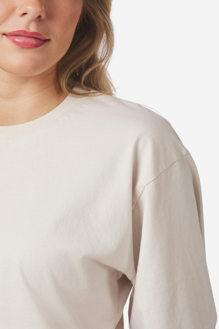 Asha Boxy Tee Ivory