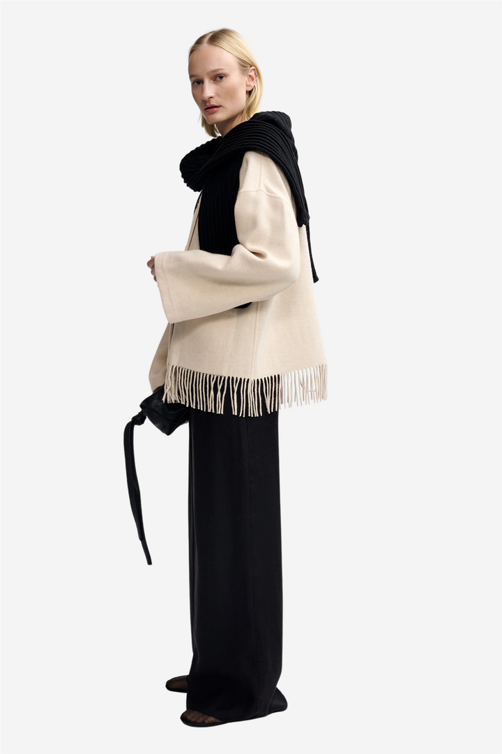 Carla Lambswool Jacket Cream