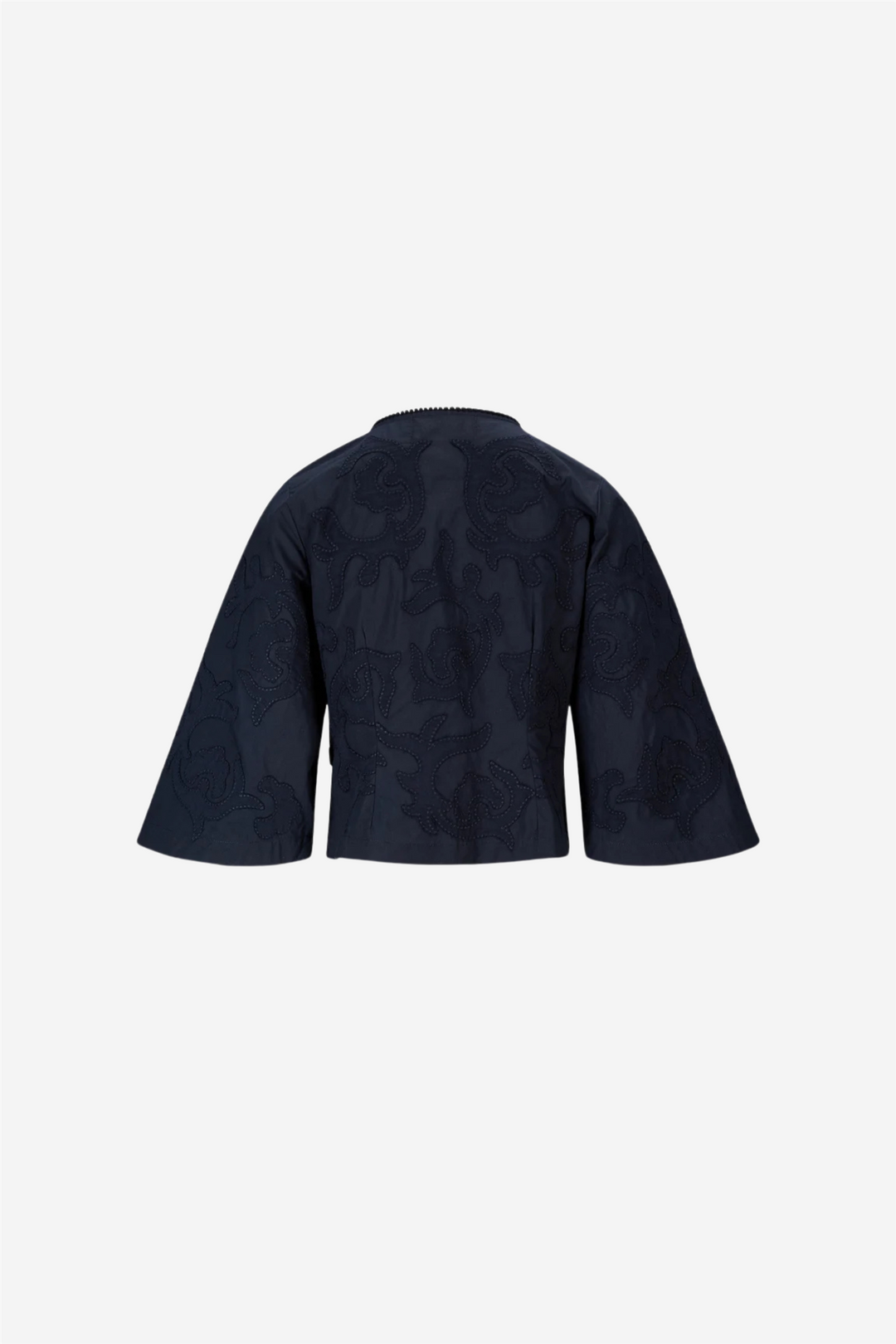 Lotte Embroidery Blouse Navy