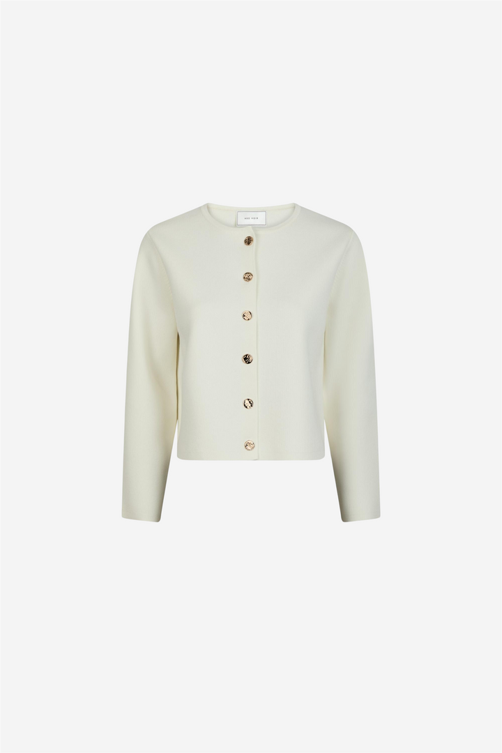Limi Smooth Knit Cardigan Off White