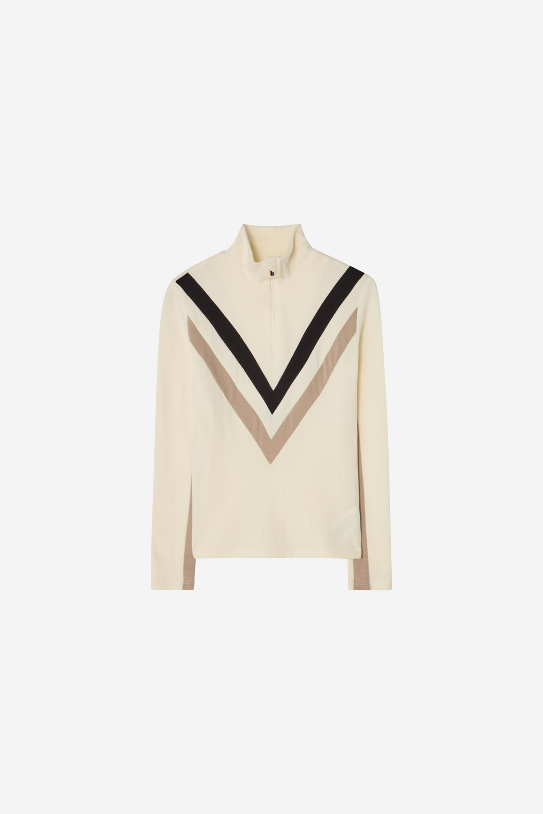 Voss Chevron ZipUp Off White