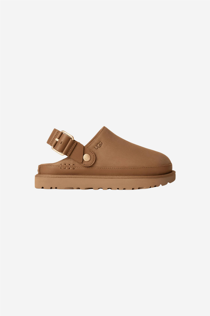 W Goldenstar Villa Clog Chestnut