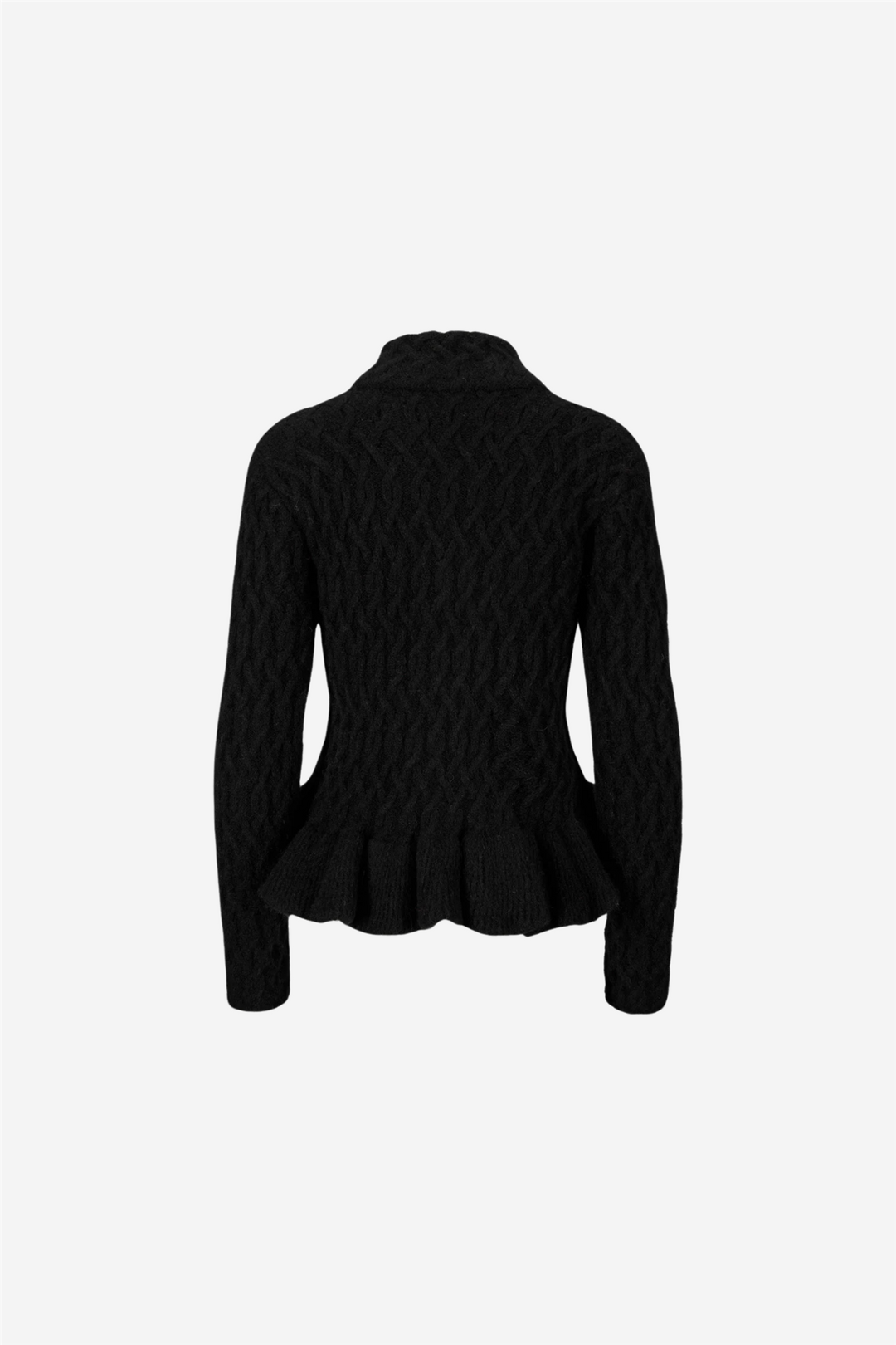 Lene Alpaca Cardigan Black
