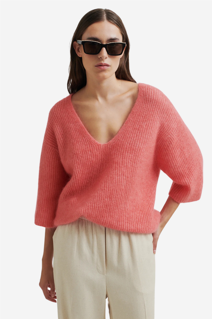Andrea Knit Spiced Coral
