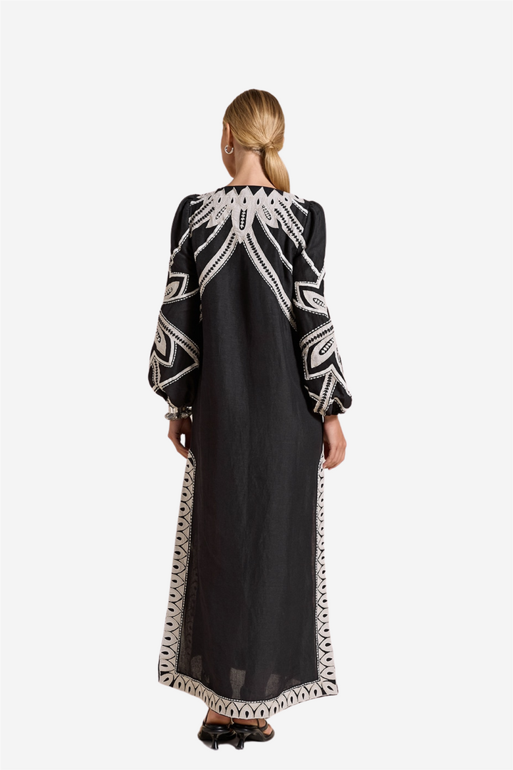 Hillary Kaftan Onyx Black