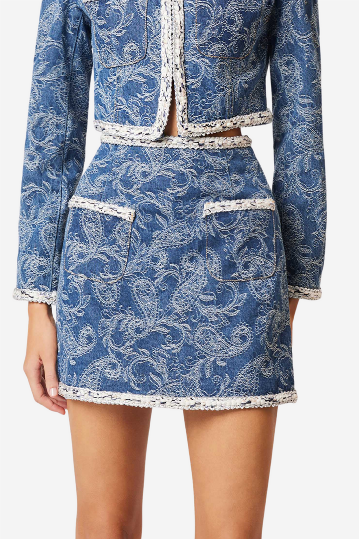 Denim skirt blue