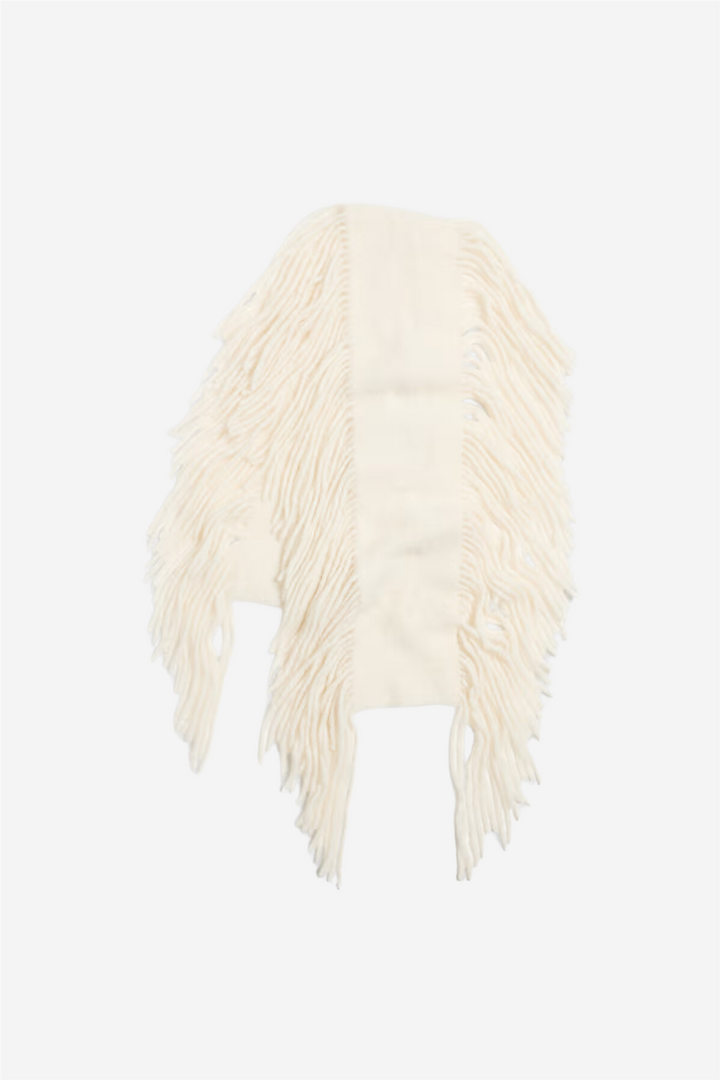 Tassel Scarf Ecru