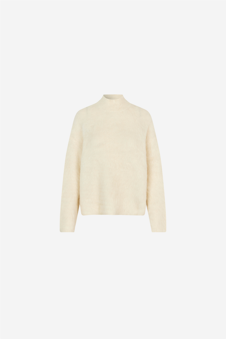 Isaky Knit T-Neck Eggnog