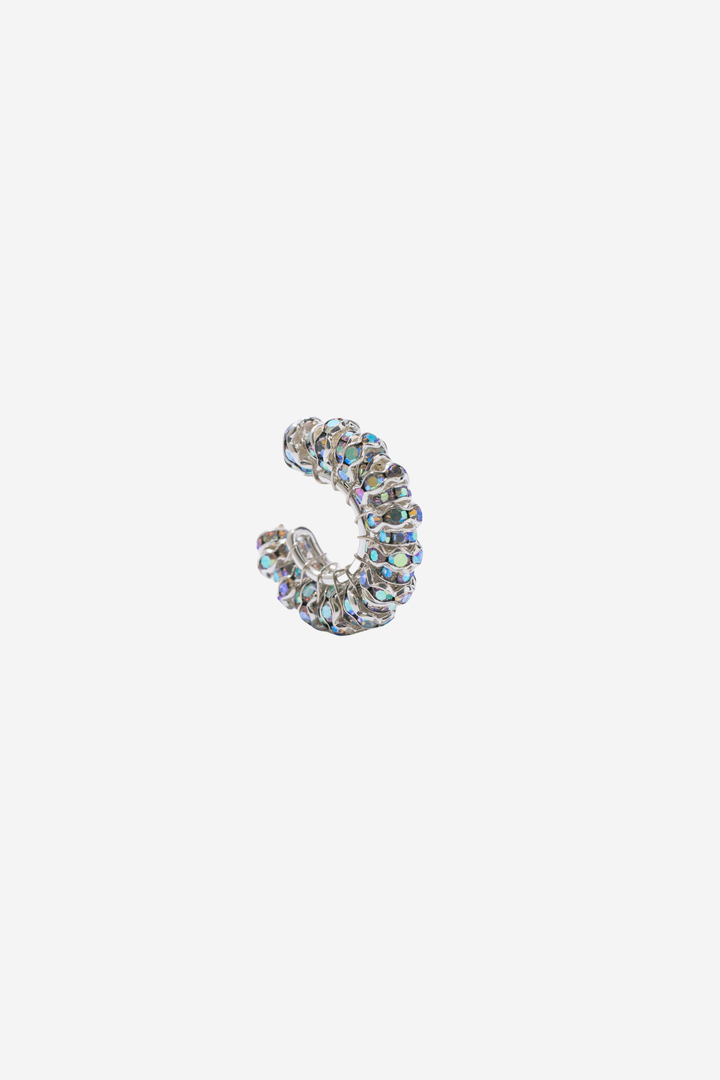 Diamond Ear Cuff Silver