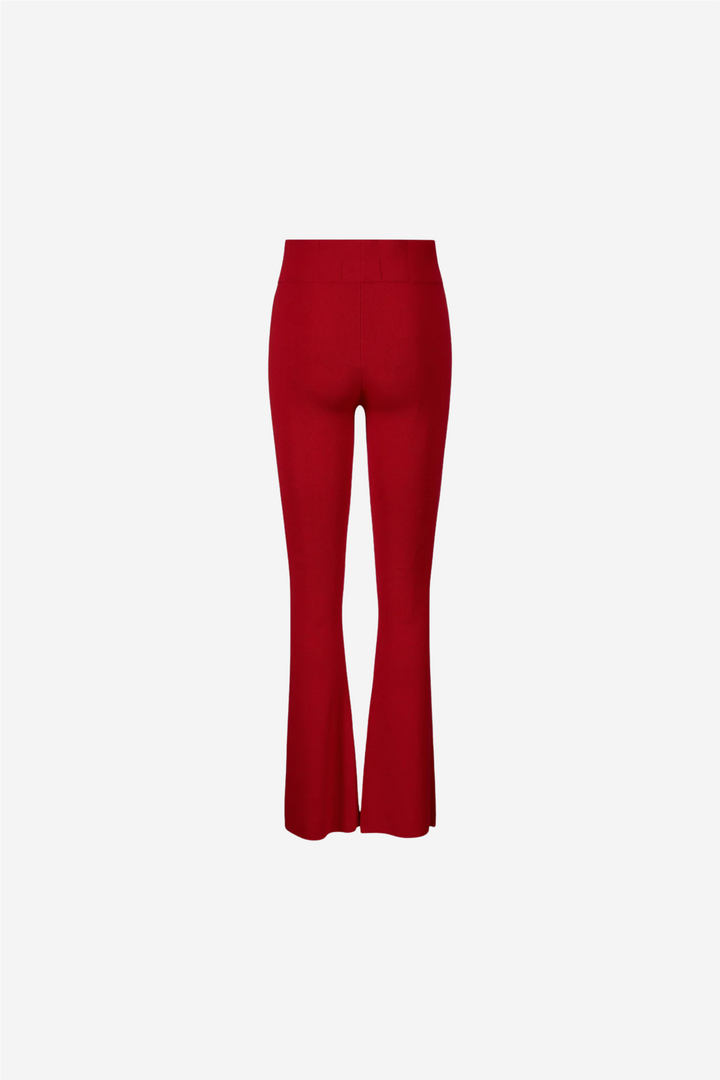 Elida merino pants Bright red