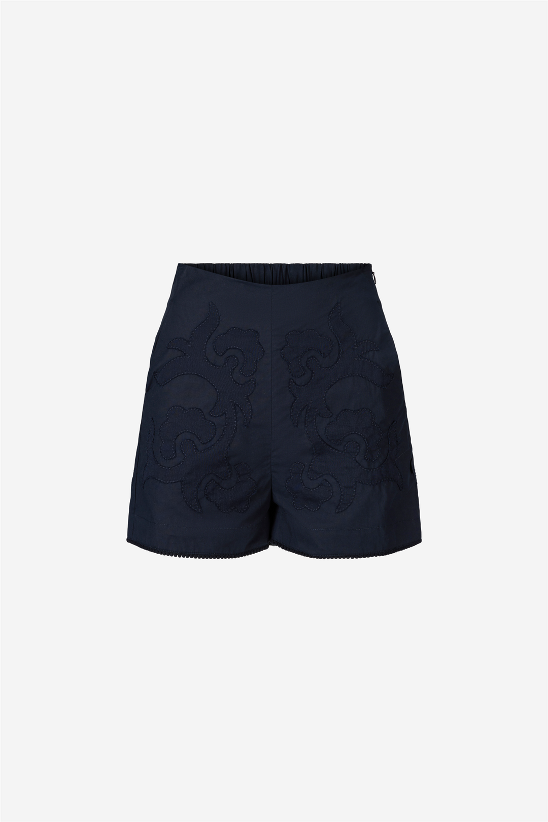 Leila Embroidery Shorts Salute