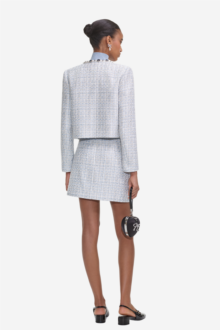 Blue Boucle Jacket