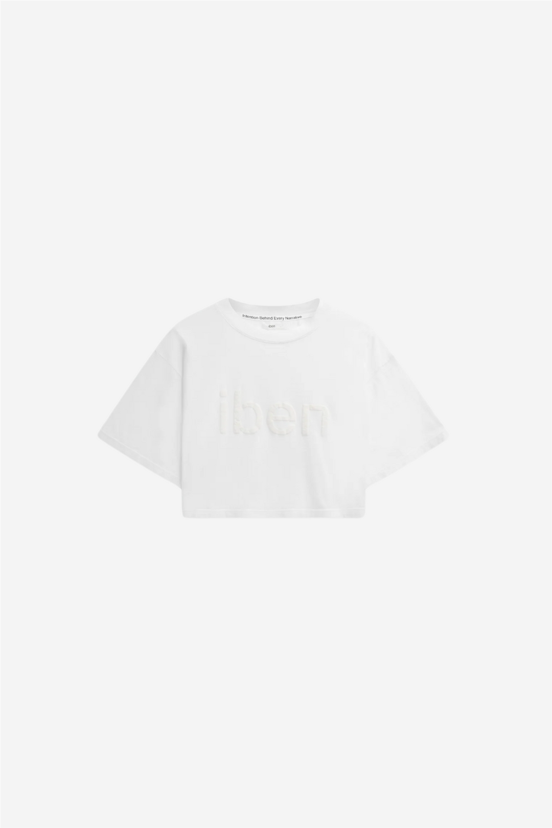 Rocky Cropped Tee White