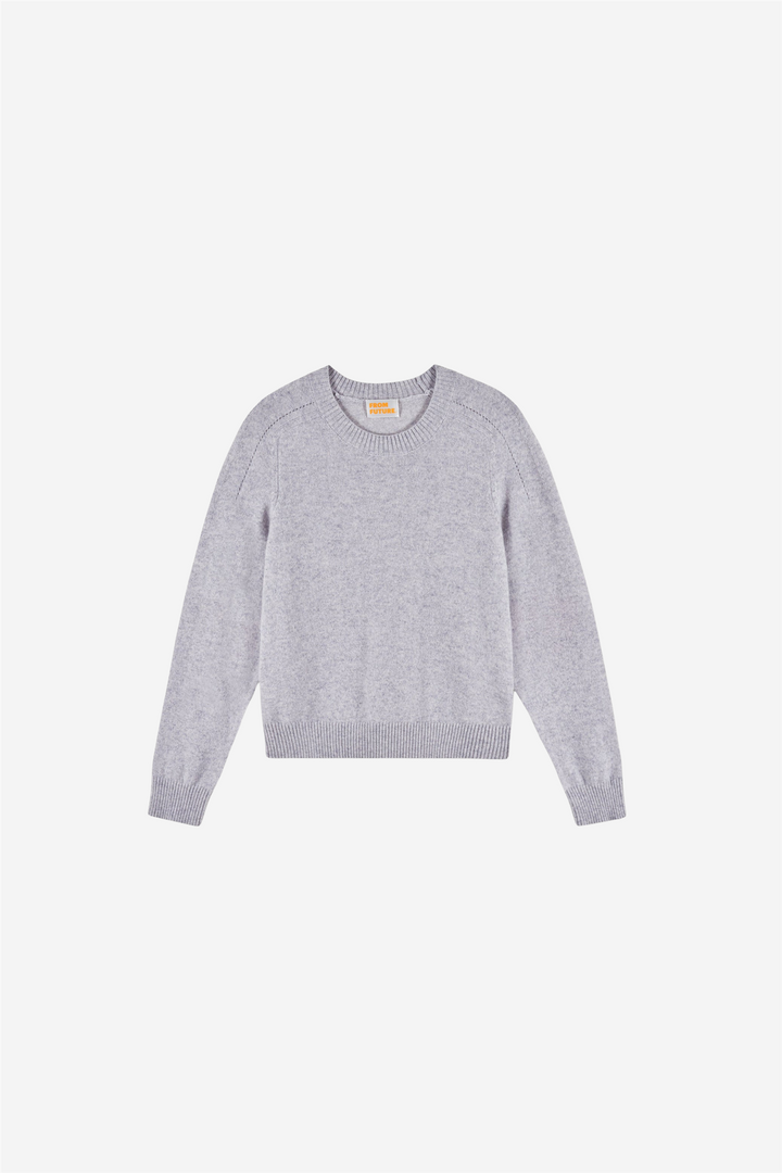 Hearts Crewneck Sweater Gris Chine Clair