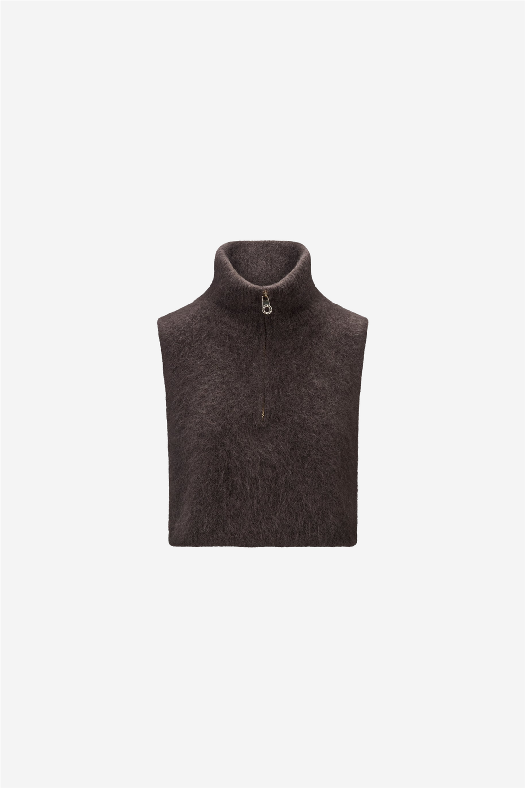 Belinda Chunky High Neck Dark Brown