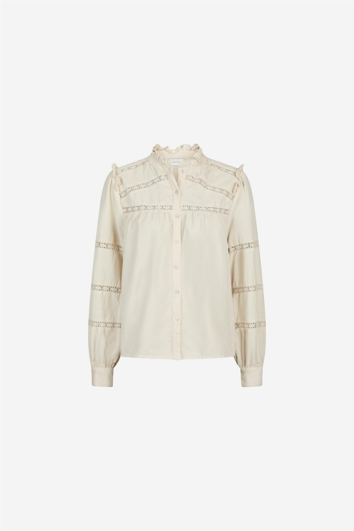 Isala Corduroy Shirt Ivory