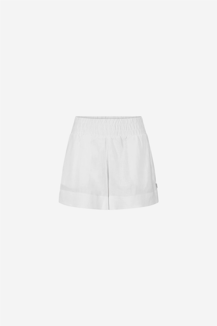 Cayla Linen Shorts White