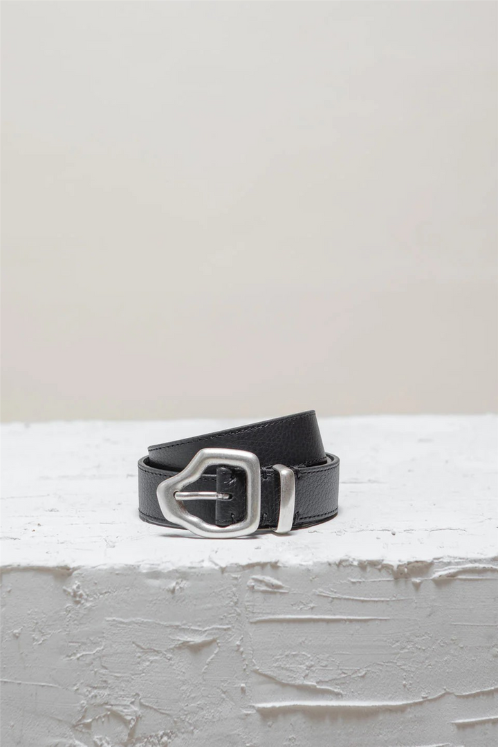 Ako Mini Belt Black Silver