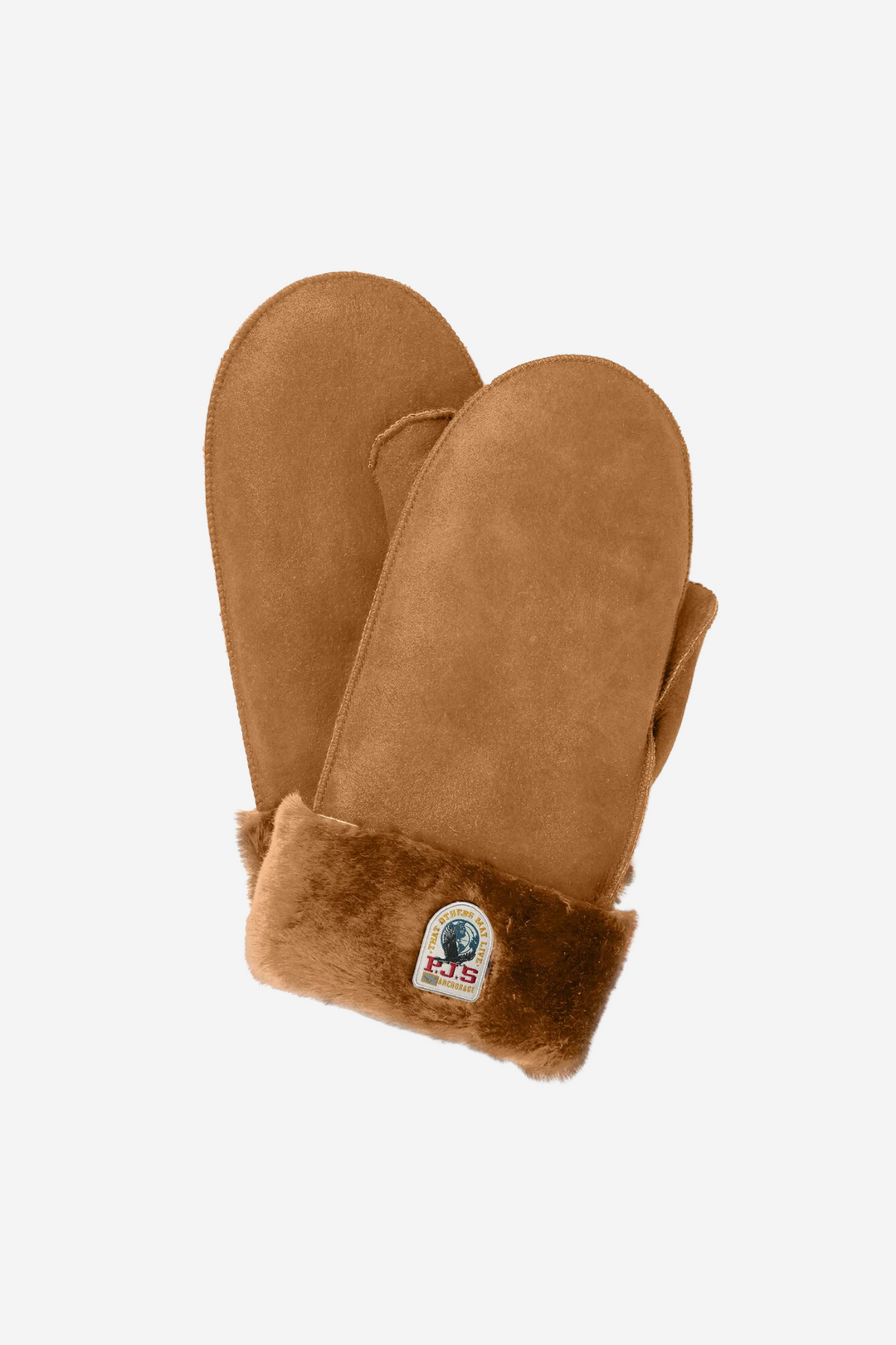 Shearling Mittens Almond