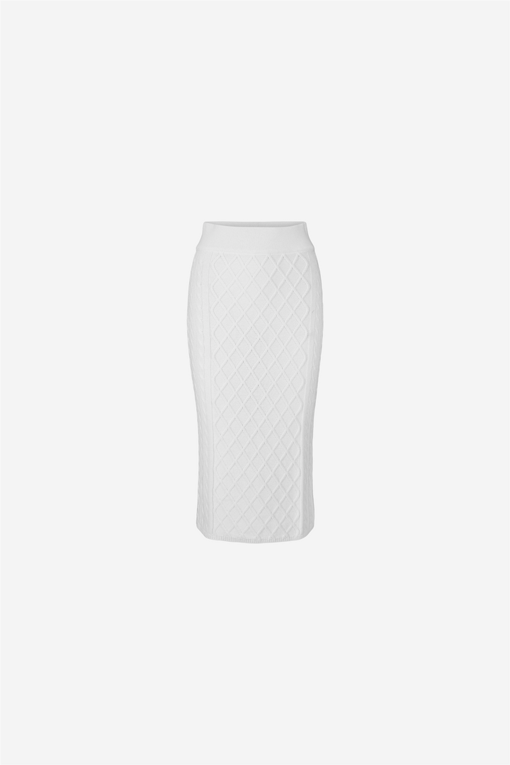 Helly Cotton Skirt White