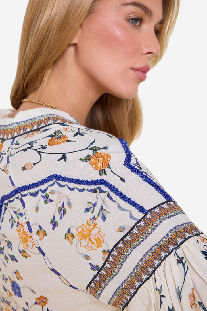 Flora Mora Short Dress Vanilla