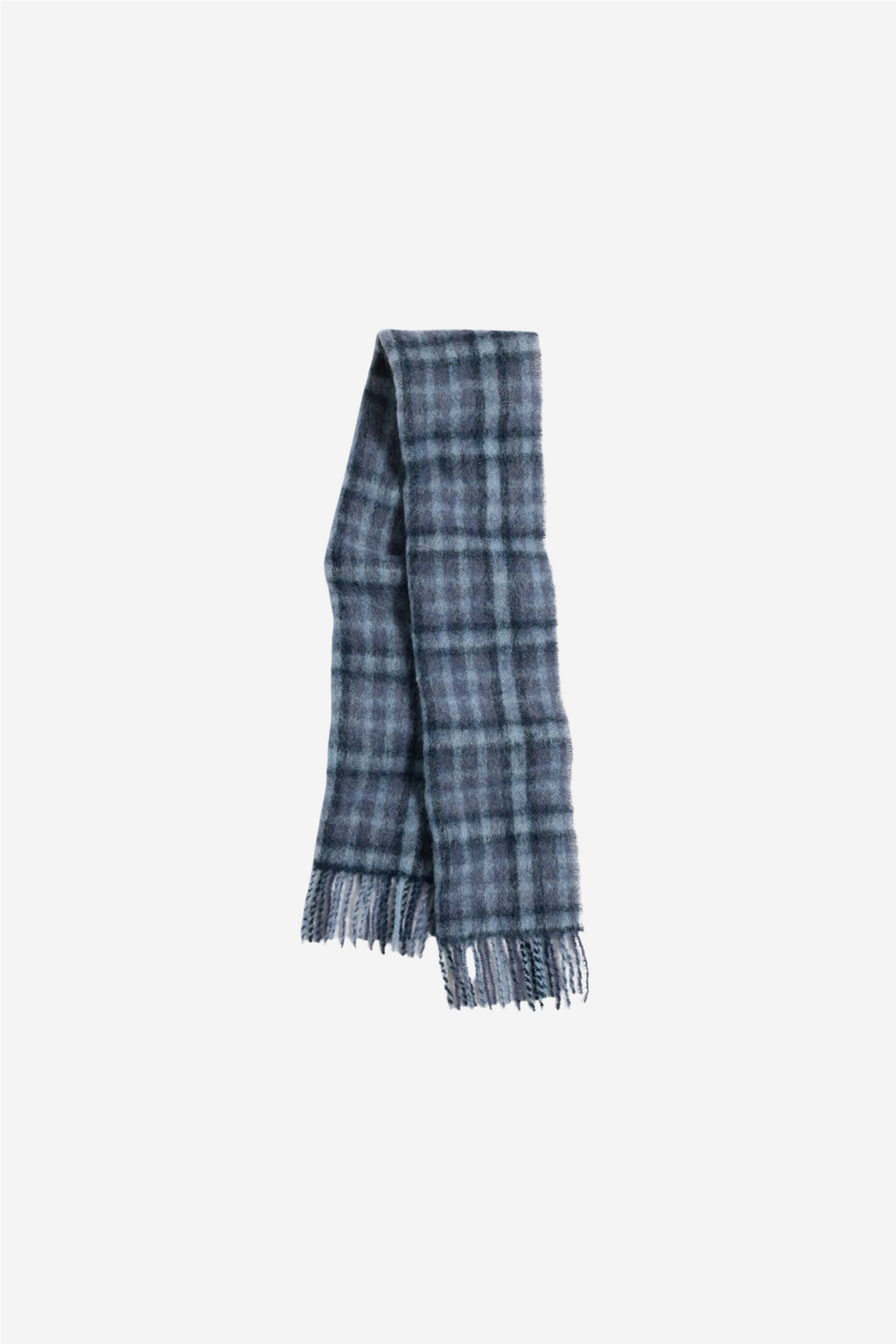 Fresia Scarf Blue Check