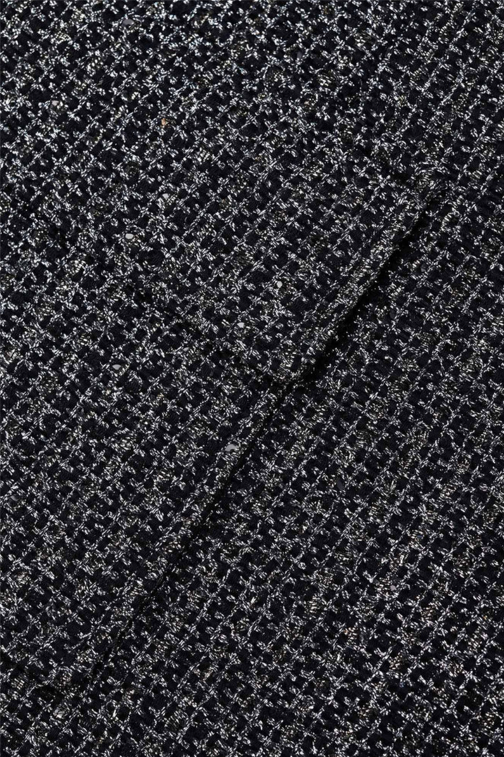Metallic Boucle Mini Skirt