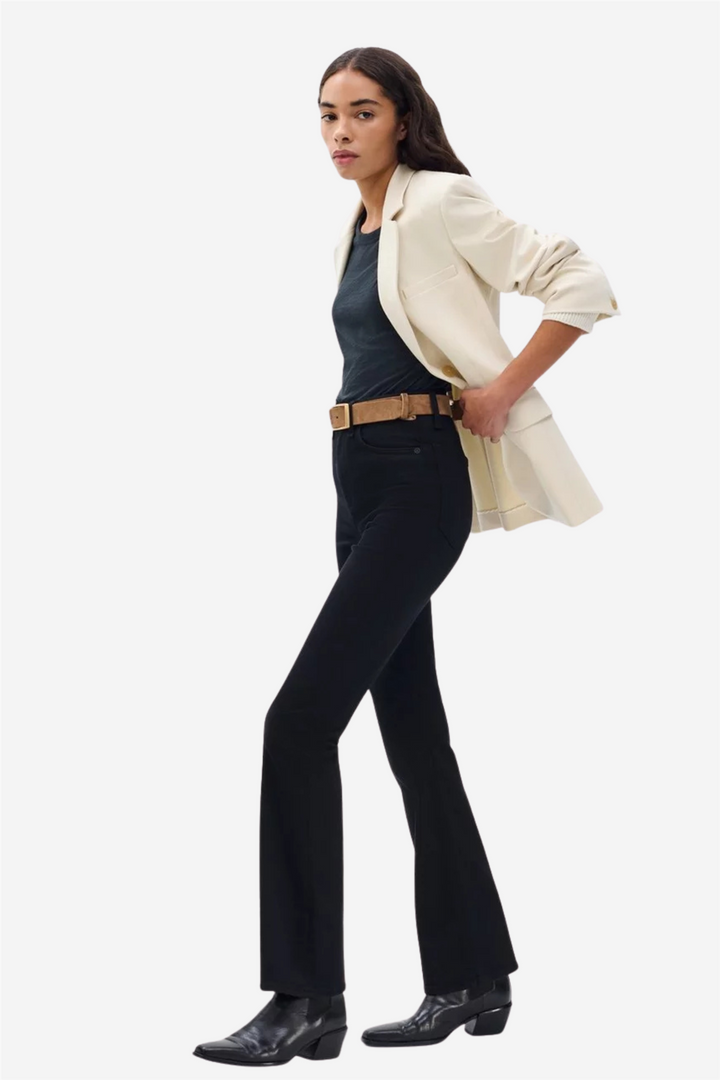 Flexi Peyton High-Rise Full Length Bootcut Black