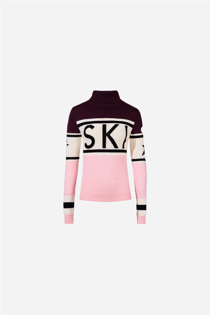 Schild Sweater Petal Pink/Burgundy