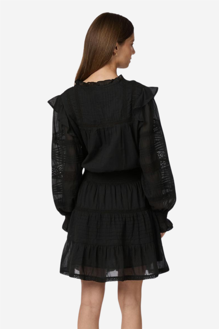 Aran s voile dress black