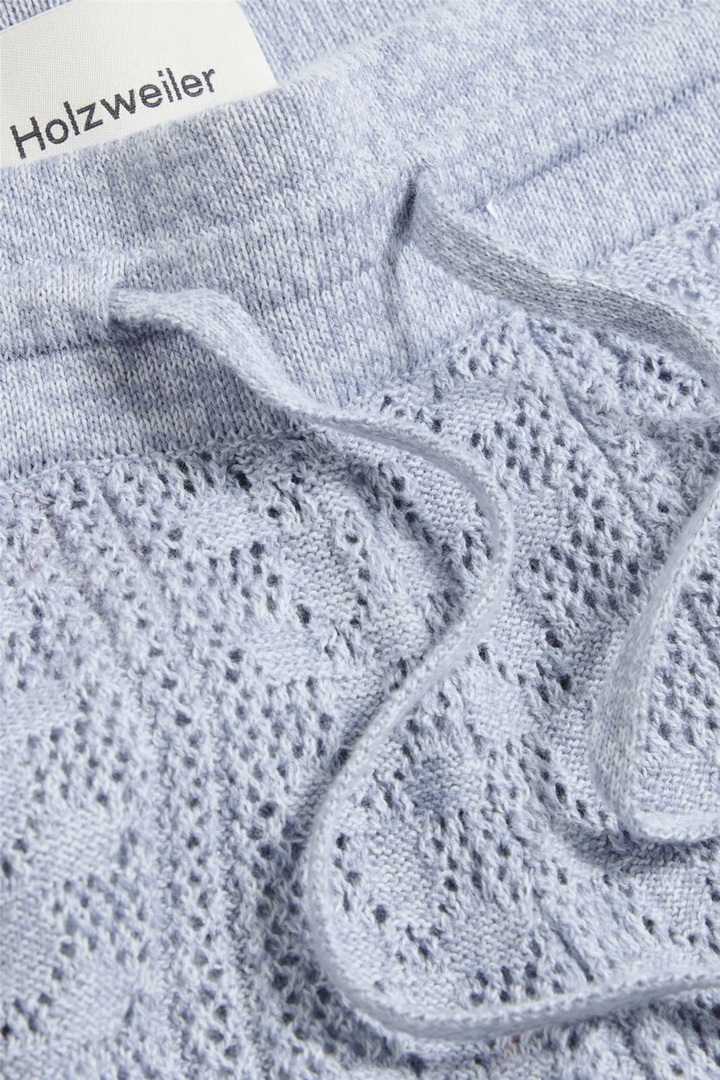 Kelp Crochet Trausers Blue Mix