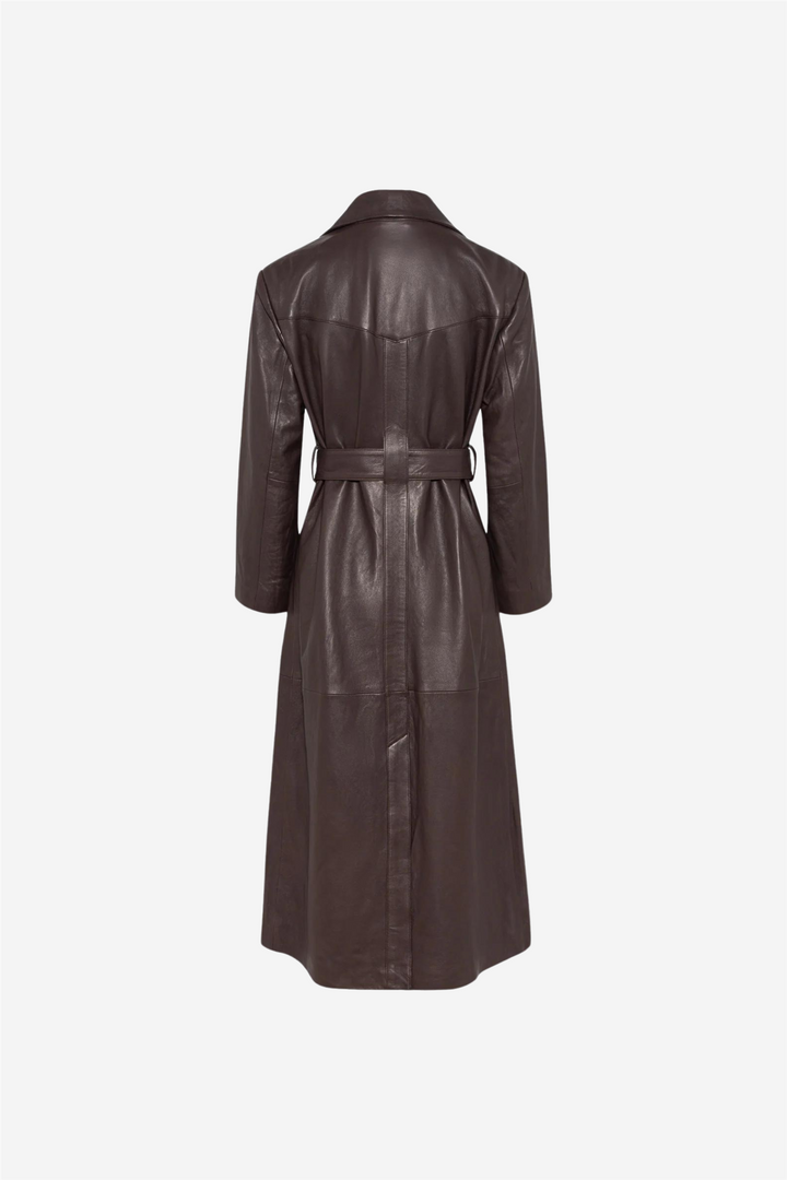 Perpignan Coat Aubergine