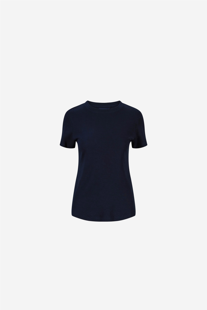 Sina Rib Tee Navy