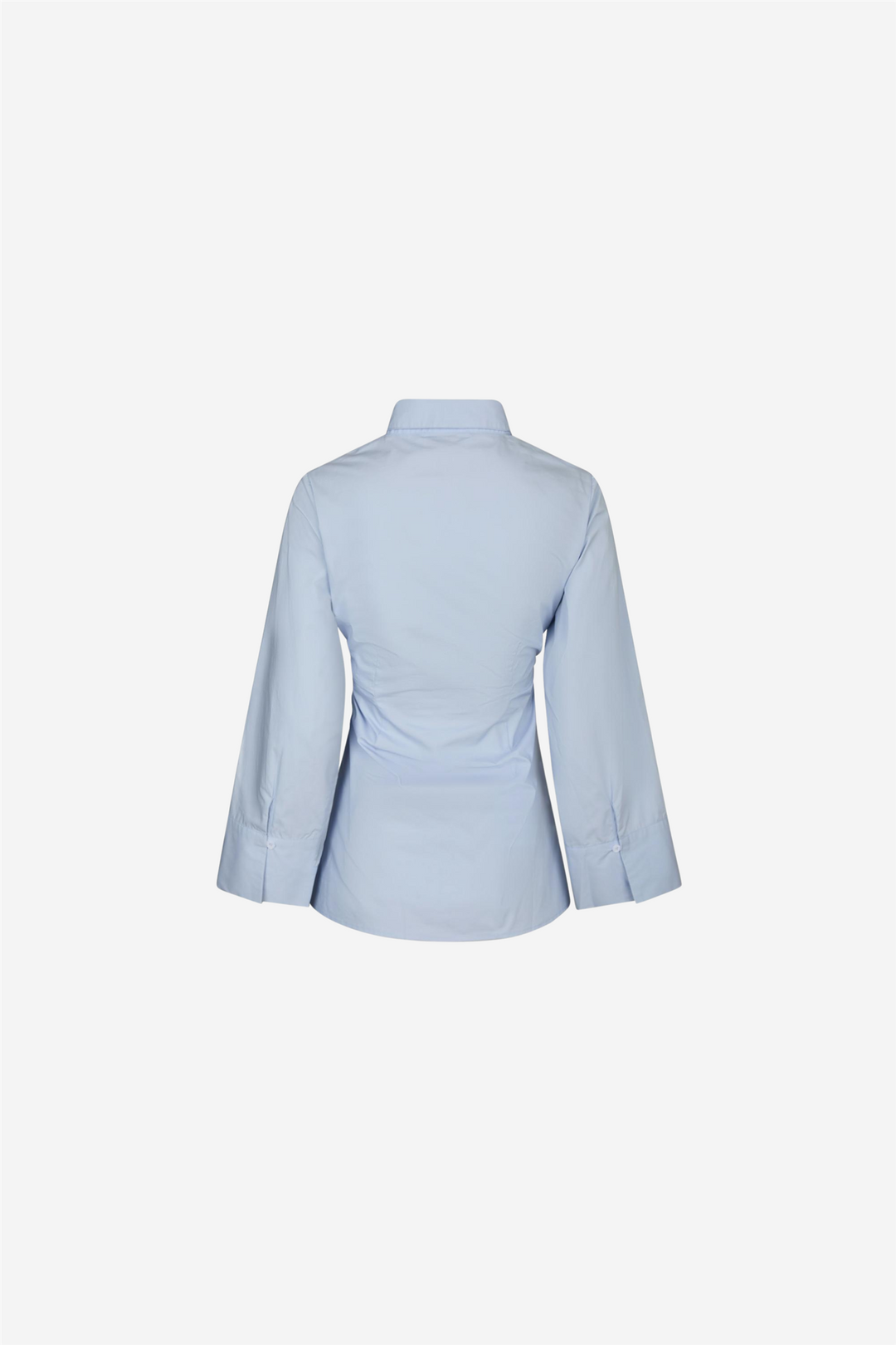 Caroli Poplin Shirt Light Blue