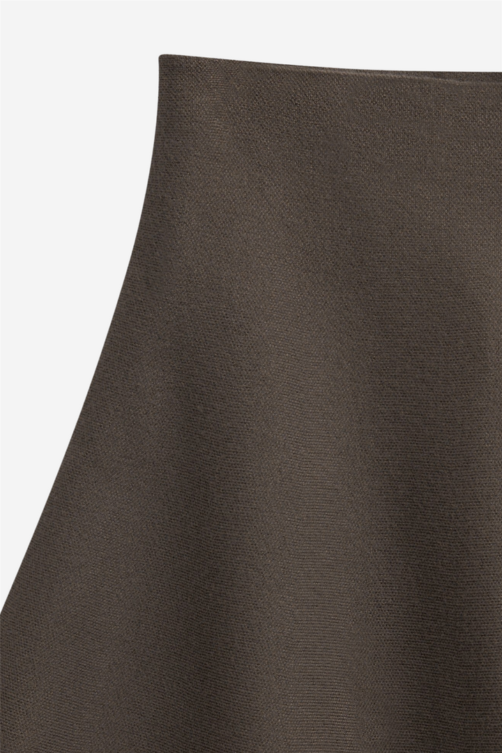 SERGE SKIRT TAUPE