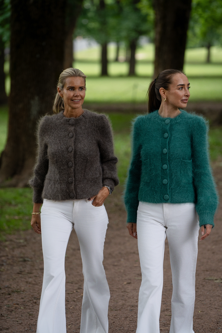 Maria Chunky Cardigan Brown