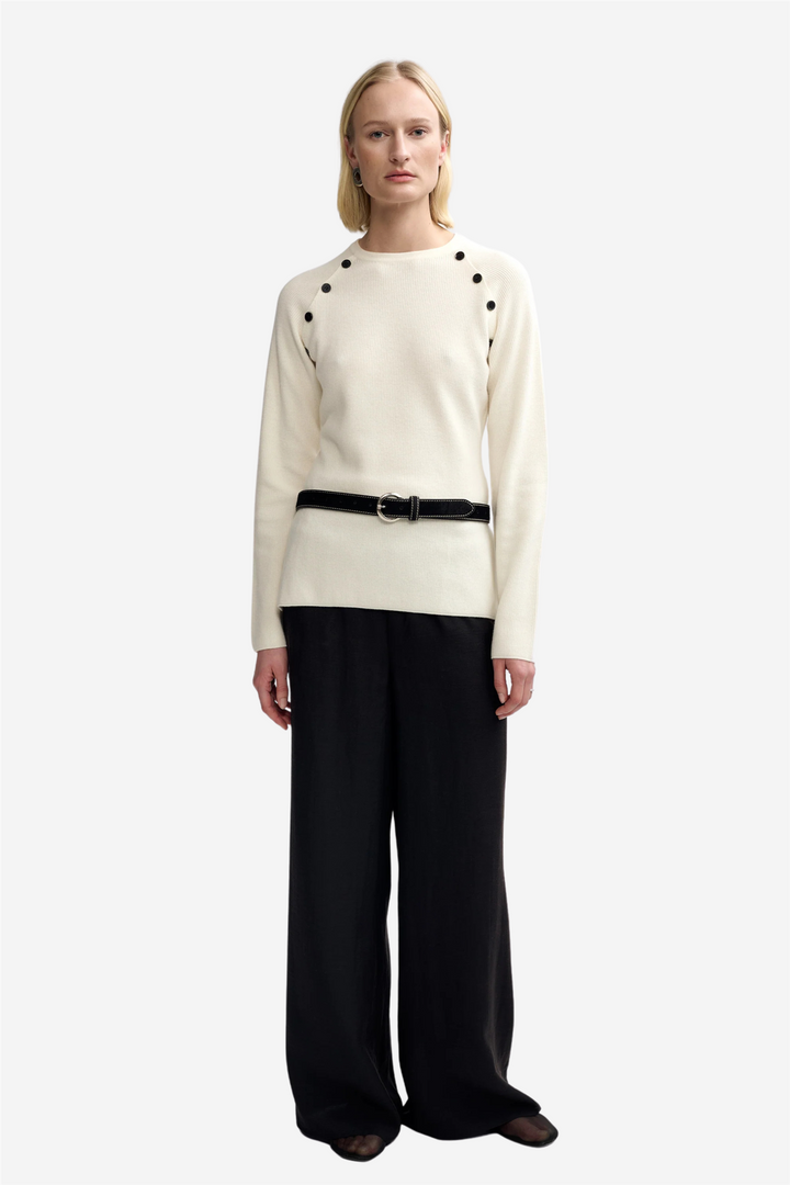 Mary Merino Sweater Eggshell