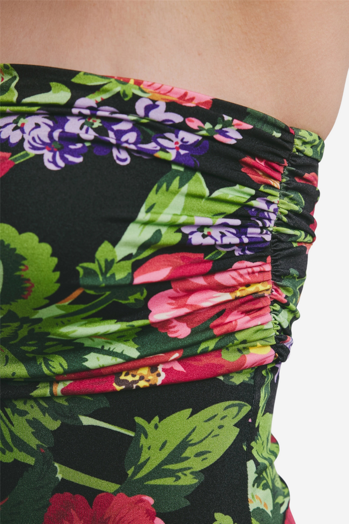Bandeau Swimsuit Midnight Bloom