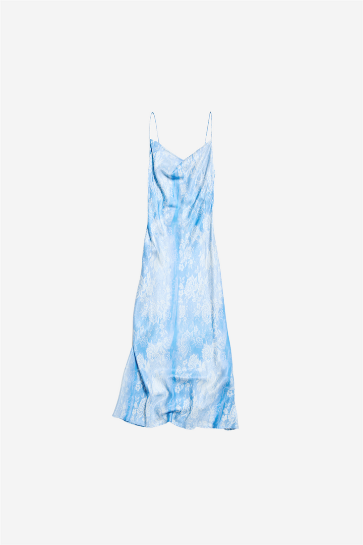 Eila Print Dress Blue Mix
