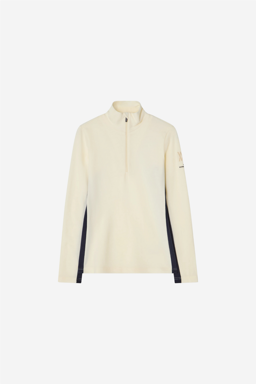 Voss 1/4-zip Off White