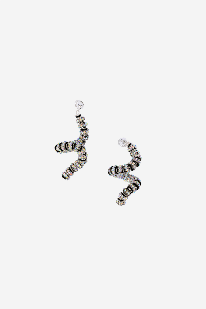 Viper Earrings Zebra